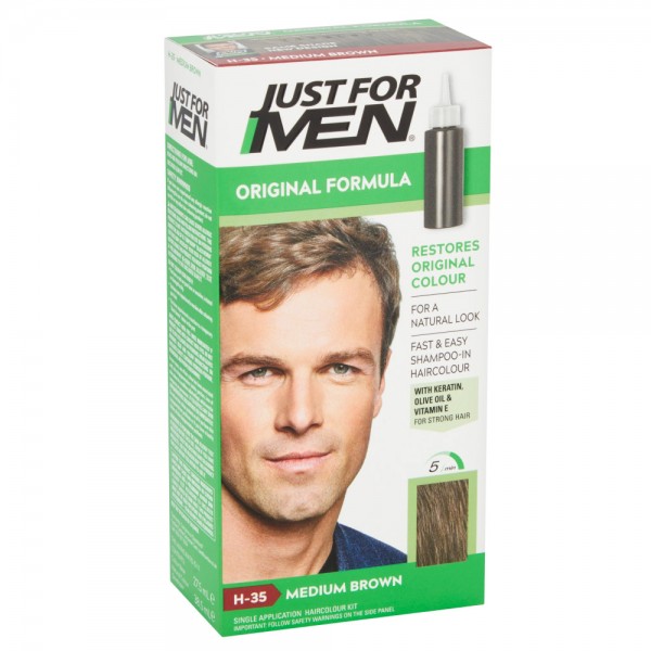 JUST FOR MEN COLOR ŠAMPON - SMEĐI